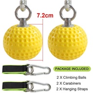 7.2ซม. 9.7ซม. Pull Up Balls Cannonball Grip Ball สำหรับ Finger Trainer Hand Grip Strength Training ก