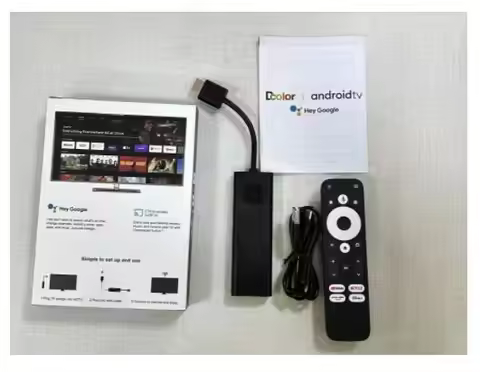 Dcolor GD1 google and netflix Certified 4K Smart Android TV Stick with Amlogic S905Y4 2GB+16GB Suppo