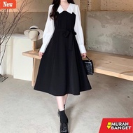 Dress trendyWanita Korean dress / dress Korean style dress Korean style midi dress Korean style dres