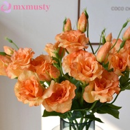 MXMUSTY Artificial Lisianthus Flowers, Lifelike Bridal Bouquet Fake Eustoma Flower, Wedding Bouquet 