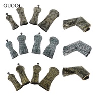 GUOOL golf Covers PU Leather Fashion Design Golf Club Headcover Set with Numbered Tags  3 5 UT Drive