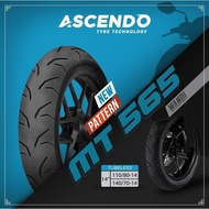 NEW TIRE ASCENDO WANDI MT 565 FREE PENTIL 110/80-14 140/70-14 Aerox Matic Motorcycle Tires