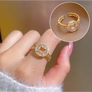 LUCKY Charm Money Catcher Coin Charm Class A ring size Adjustable