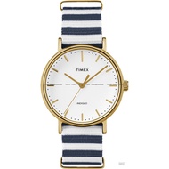 (SALES) TIMEX TW2P91900 Unisex Watch Weekender Fairfield Slip-Thru 37mm nylon strap white blue *Orig