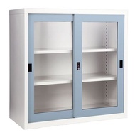 KOL by KIOSK ตู้เหล็กบานเลื่อนกระจก รุ่น KGD-3  ขนาด 3 ฟุต มีหลายสี