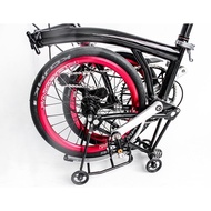 Titanium alloy folding bike accessories E buckle Bicycle Fork Hook Bike Titanium Used for Brompton Folding Bike BMX Ti Parts
