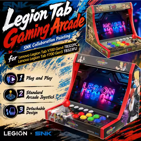 Lenovo Legion Tab Gaming Arcade SNK Collaboration Painting Only For Legion Tab Y700 Gen4 TB322FC/Gen