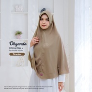 Arafa Hijab - Khimar DHYANDA L | Jilbab Instant Syar'i Pet Antem | Kerudung Langsung Bahan Wolfis Pr