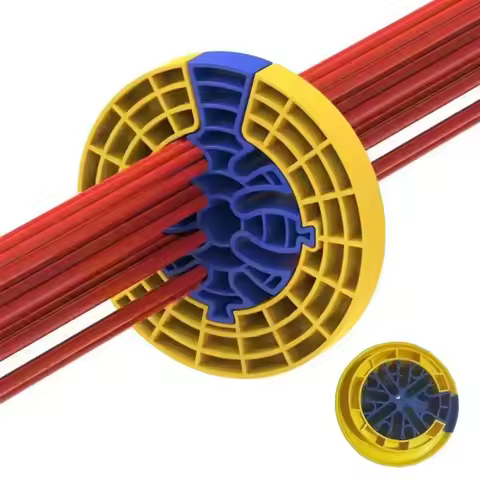 Network Carding Device Cable Comb Fireproof ABS Plastic Generic Cabling Category 5 And 6 Network Cab