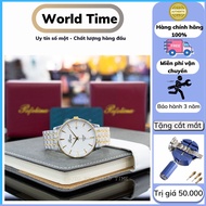 Đồng hồ nam Pafolina 5027M dây thép Full Box kính sapphire chống xước chống nước 5ATM bảo hành 3 nă