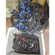 C13 computer power cord, 2-pin, 3-pin rice cooker cord with fuse, VGA cord for computers and monitor