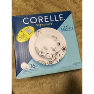 corelle inked poppy 16pcs set