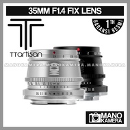 TTArtisan 35mm F1.4 APS-C TT Artisan Fix Lens Prime Lens