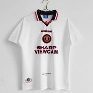 96-97 Manchester United Away Retro Vintage Sports Football Shirt