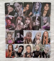BLACKPINK BORN PINK 官方小卡 JENNIE JISOO ROSÉ LISA