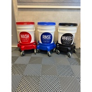 Gamma2 Gamma Seal Lids - Gamma Lids 1set (Black, Blue, Red) Buckets Sold Separate