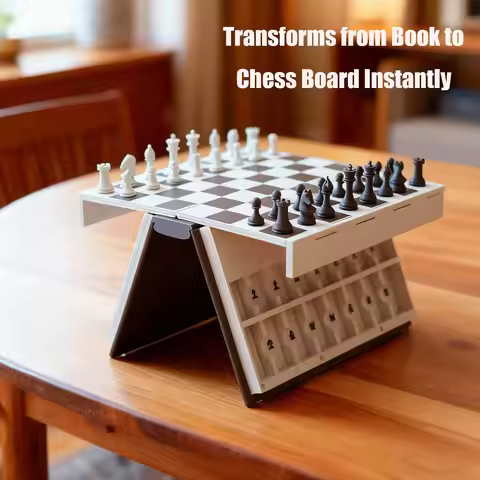 New 3d Printed Folding Magnetic Storage Fun And Practical 3d Printed Chess Book 3d Printed Chess Boo