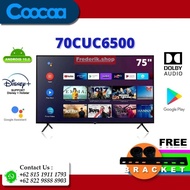 sale Coocaa 70CUC6500 Android 10 Smart TV 4K UHD LED TV 70 Inch