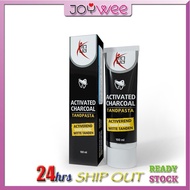 JoYwee🤞CO100🤞VRSTI Toothpaste Activated Charcoal Toothpaste 100g Natural Activated Organic Bamboo Ch