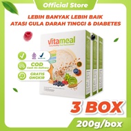 VITAMEAL 3 Boxes Multigrain Cereal healthy snacks for diet Substitute for Rice Helps Control Blood S