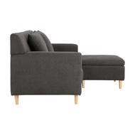 FREDDIE โซฟาผ้า2/S+สตูล#TM1771-28 DGY INDEX LIVING MALL