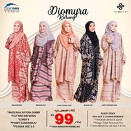 DIOMYRA KURUNG RAYA, BAJU SABELLA, PLUS SIZE