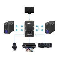Bộ Chia Data KVM USB 2 In-1 Out UNITEK U 8709 ABK