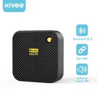 KIVEE Speaker Bluetooth 5.3 Bass Aktif Polytron Karaoke Mendukung Kartu Tf Pemutaran Usb Pemutaran Multi-Mode