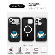 CASECASE X I AM Sick of Everything Case Black&Sliver Mirror Magnetic Suction IPhone Case For IPhone 