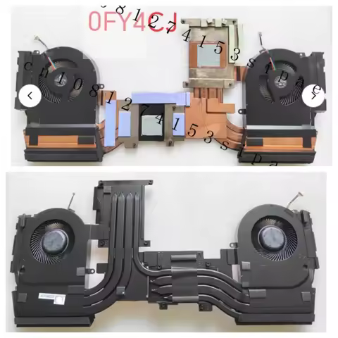 Replacement GPU Cooling Fan Heatsink for Dell Alienware Area-51m R1 RTX 2080 CN-0FY4CJ 0FY4CJ AT2F10