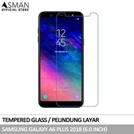Asman Premium Tempered Glass 9H Samsung Galaxy A6 Plus 2018 Screen Protector Full Glue Anti Gores Pelindung Layar Samsung A6 Plus 2018 - Bening