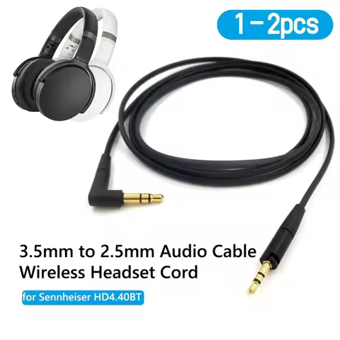 Replacement Repair Parts Audio Cable For Sennheiser HD400S HD350BT HD4.30 HD4.40BT HD4.50BTNC HD450B