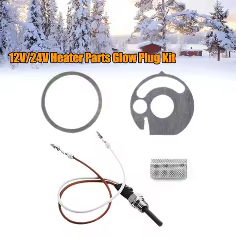 12V/24V Car Heater Parts Glow Plug Ceramic Pin+ Gaskets+Strainer For Eberspacher Hydronic D4WSC 5WZ 