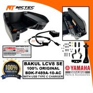 YAMAHA BAKUL LC135 V8 SE 100% ORIGINAL WITH USB TYPE C CHARGER PORT BDK-F489A-10-AC