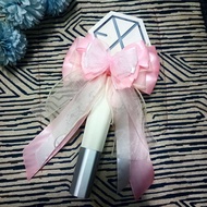 Lightstick bow Model 01 pink decorative lightstick red velvet, snsd, aespa, twice, blackpink, sevent