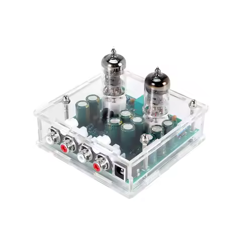 Newest 6J1 Tube Preamp Amplifier Board Pre-Amp Headphone Amp 6J1 Valve Preamp Bile Buffer Diy Kits(6