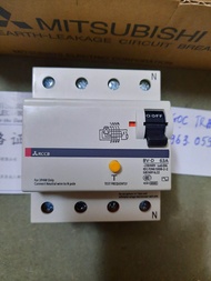 Aptomat Misubishi Chống Giật 3 Pha C63A - Giá 1 Cái