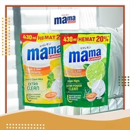 NA MAMA LEMON Extra Clean Lemon & Daun Mint / Mama Lemon Pouch 430ml