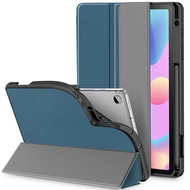 สำหรับเคส Galaxy Tab S6 Lite พร้อมที่ใส่ปากกา Sslim Tri-Fold Case Cover เข้ากันได้กับ Samsung Galaxy Tab S6 Lite 10.4นิ้วรุ่น 2024 2022 2020 SM-P613/P610/P615/P619 /P620/P625/P627 [รองรับ Auto Wake/sleep]