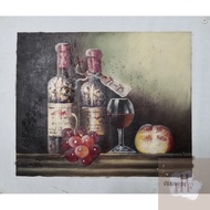 Oil Painting Size 8"x10" Wine For Decorating Rooms Houses Hotels