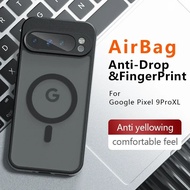 For Google Pixel 10 9 Pro XL 10 9 8 Pro 9A 8A 7A Phone Case,Business Matted Airbag Anti-fall Protect