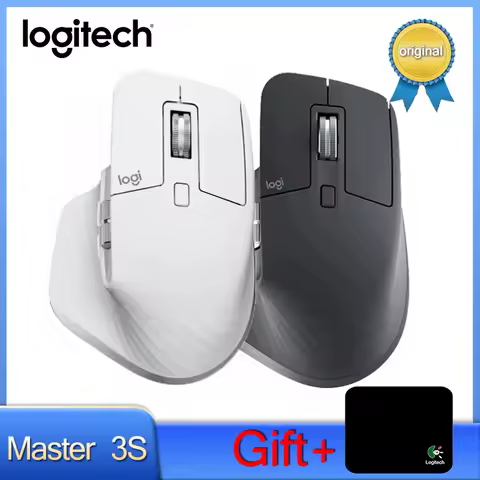 Logitech MX MASTER 3S 2.4GHz Wireless Mouse DPI 8000 Laser Wireless Bluetooth Gaming Office Mice For