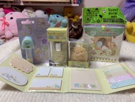💛正版San-X💛 角落生物 Sumikkogurashi 福袋🧧 一套5件 Memo Pad 便條+貼紙 💗 恐龍護唇膏 💗 黃貓發光鎖匙扣 💗 豬扒毛公仔鎖匙扣 💗 卡通桌面日曆