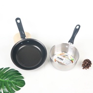 TD-Maspion New Prisma Set A FP 18 + SP 14 cm - Teflon Penggorengan + Panci Masak Air
