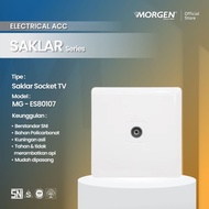 Morgen TV Socket Antenna Plug MG ES 80107 White Gray Black SNI Festive