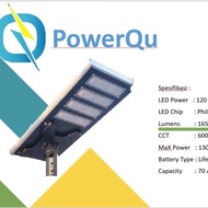 PROMO- PJUTS ALL IN ONE LAMPU JALAN TENAGA SURYA IC-TEEN 120 WATT