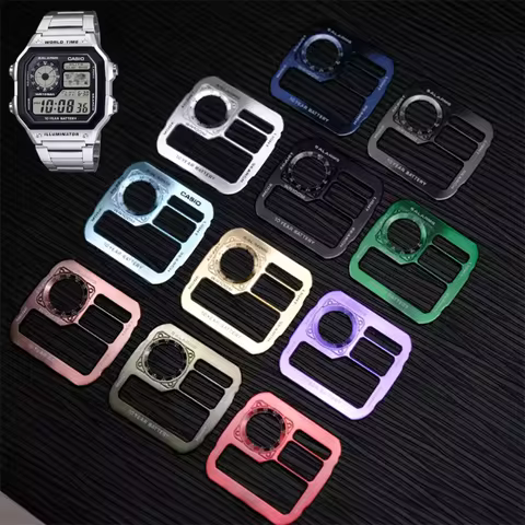 For Casio AE 1200 AE-1200 Metal Watch Face Modify From Japan Copper Top Quality Sunray Metal Dial AE