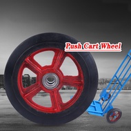 6 Inch Heavy Duty Push Cart Steel Body Rubber Wheel Push Cart Wheel Heavy Duty