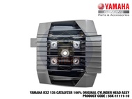 YAMAHA RXZ RXZ 135 RXZ135 CATALYZER 100% ORIGINAL CYLINDER HEAD BLOCK HEAD MADE IN JAPAN 55K-11111-1
