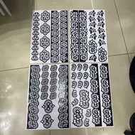 Hanna tattoo Stickers Hollow tattoo Template India henna Hand Painted henna tattoo